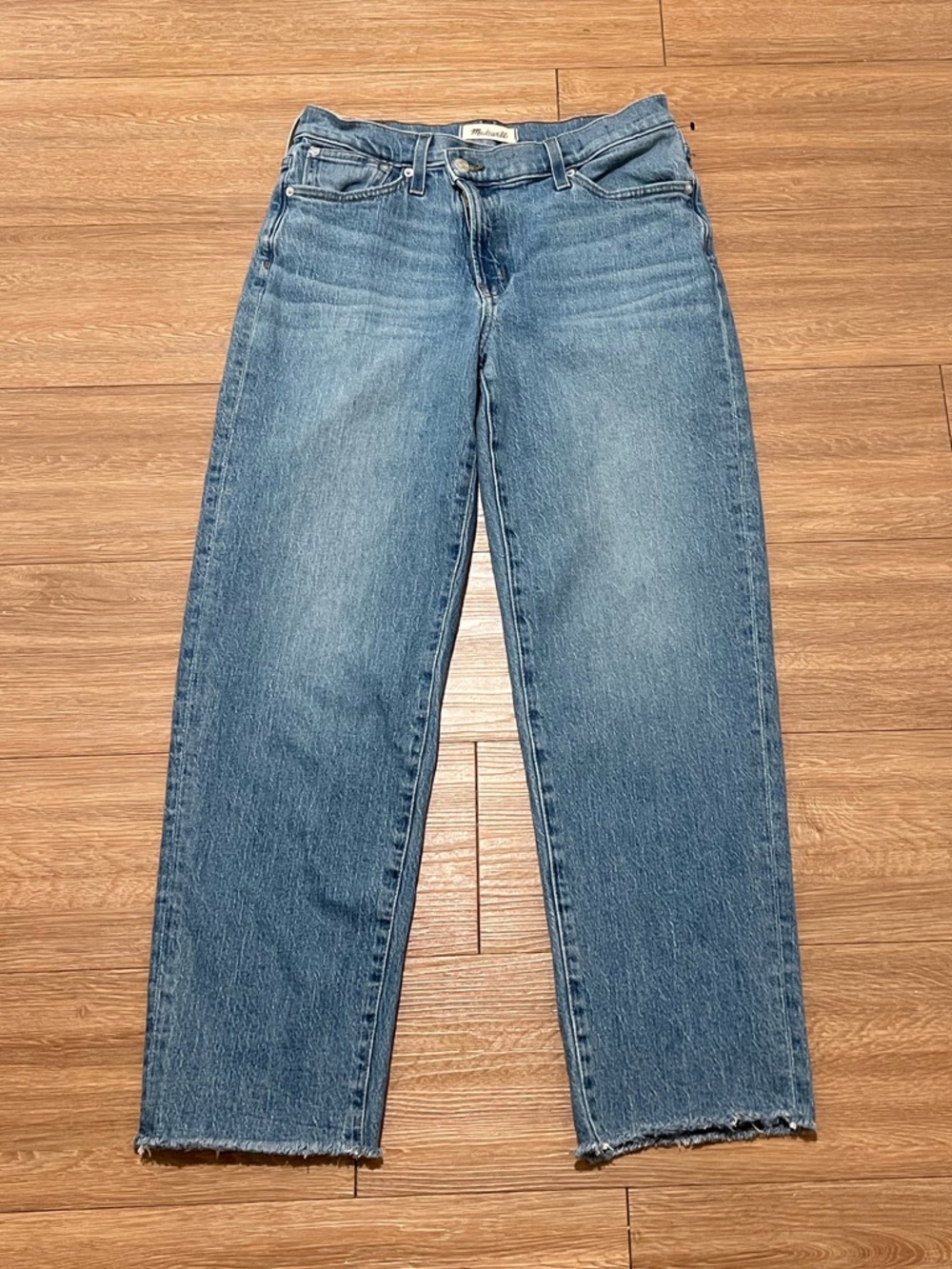 Madewell Women’s The Perfect Vintage Wide-Leg Crop Jeans - GREAT CONDITION - Picture 2 of 9